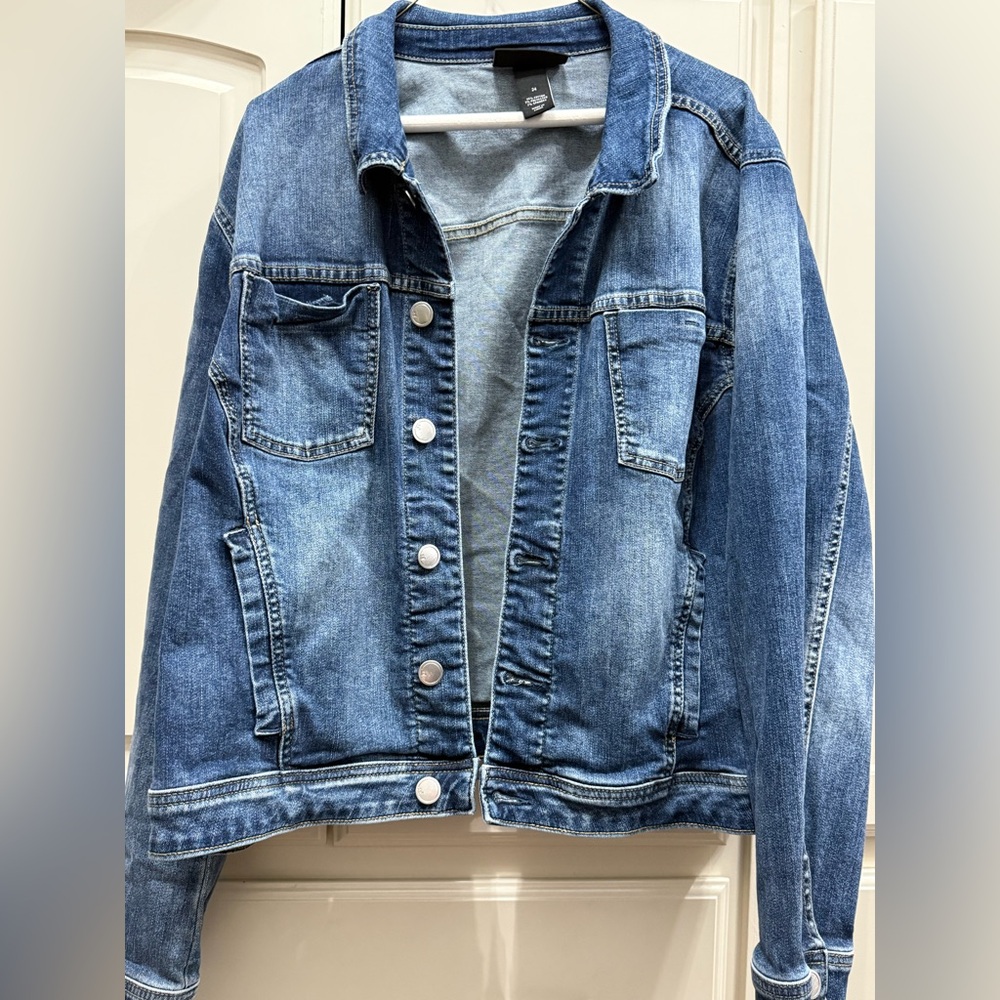 Lane Bryant Blue Jean Jacket